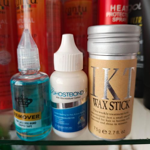 3pcs Ghost Bond Glue Wig Installation Glue + Wax Stick + Remover
