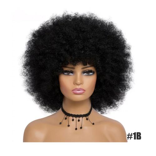 Black Afro Soft Natural Wig + FREE Gift Inside!!!