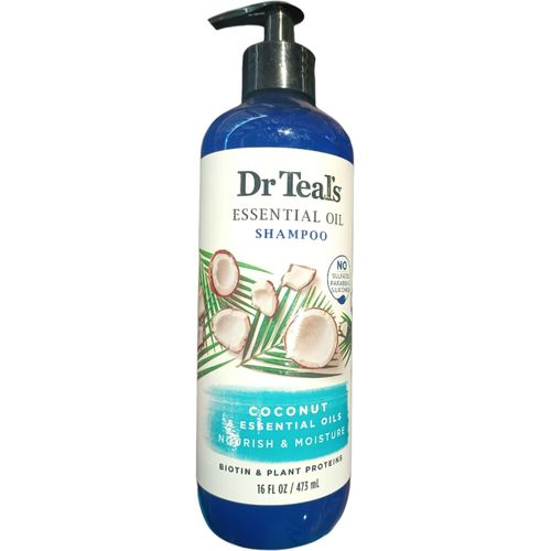 Dr Tessy'S Coconut Essential Oils Shampoo NOURISH & MOISTURE BIOTIN PLANT PROTEINS ,