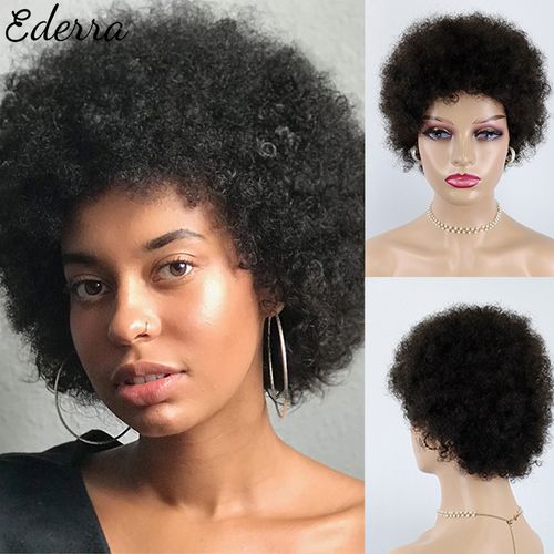 Short Afro Kinky Curly Wave Hair
