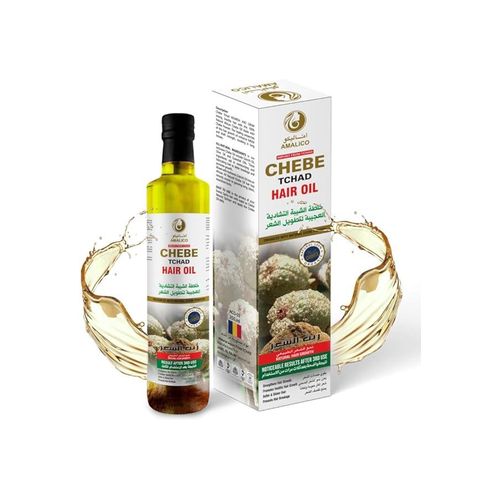 AMALICO Chebe Powder Hair Oil for Hair Growth -100% all-Natural African Chebe Powder for Hair Growth, Organic Olive Hair Oil, Ostrich Oil, Organic Essential Oil - Hair Oil for Dry Damaged Hair and Growth