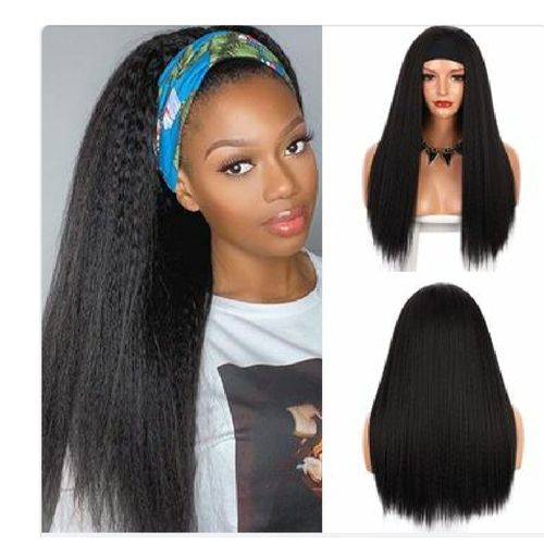 Brazilian Natural Straight Headband Wig + Free Gift