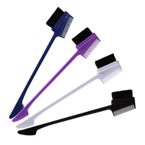 Comb DOUBLE SIDED SMOOTH EDGE CONTROL MINI BRUSH