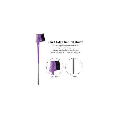 3 in 1 Hair Edge Control Brush & Eyebrow Comb.
