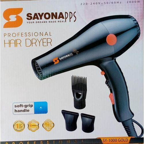 Sayona SY-1000 Salon Business Hair Blow Drier- 2 Speeds