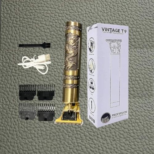 Vintage Professional,Kinyozi Hair Cutting T9 Hair Clipper Trimmer Shaver
