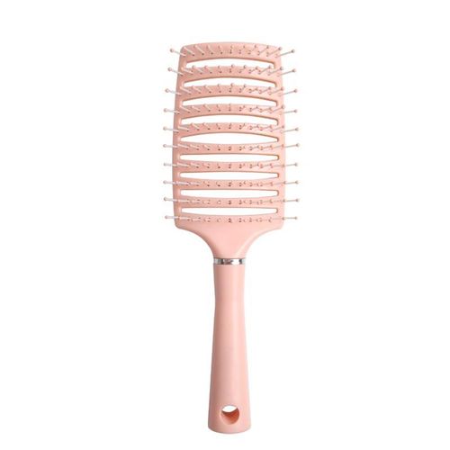 Detangling Brush Soft Bristle Hair Square Curved Wave Brushes Salon Styling Hair Brush Big Bend Comb Bristle Hair Brush