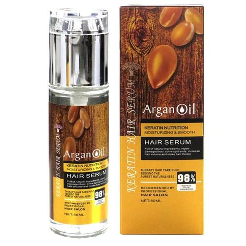 Keratin Argan Oil Sulfate Free Keratin-Nutrition Hair Serum 80ml