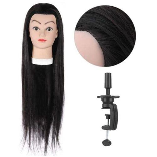 Training Mannequin Hairdresser Training Doll Training Dummy Head Semi Human Hair Dummy