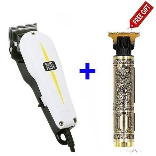 Super Taper Classic Hair Clipper, Hair Cut, Kinyozi Machine + Vintage T9 Detailer clipper