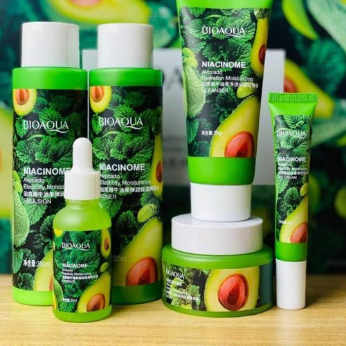 BIOAQUA 6PCs Avocado Elasticity Moisturising skin care set