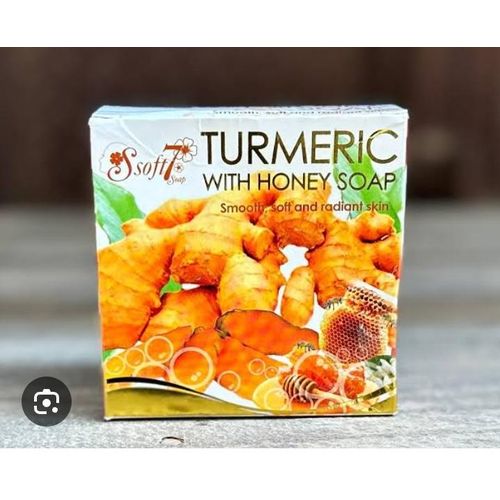 S Soft Turmeric with honey soap for smooth, soft & Radiant skin