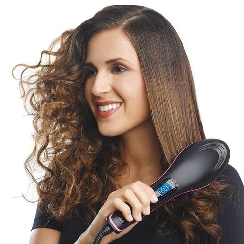 Hot Comb blow dry hair dryer Hair Straightener Brush Electric Hand Hair Blow