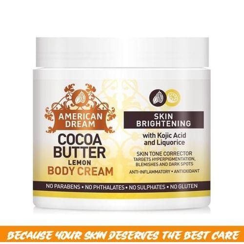 American Dream Lemon Cocoa Butter For Skin Brightening & Kojic Acid