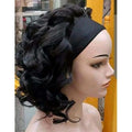 10 inches human hair headband wig
