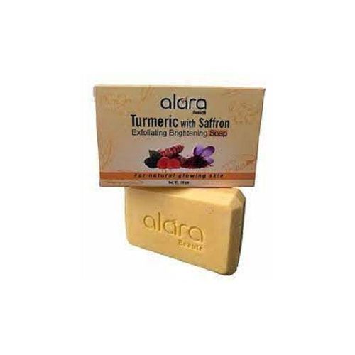 Alara Turmeric with Saffron Exfoliating Brightening Soap for natural Glowing Skin