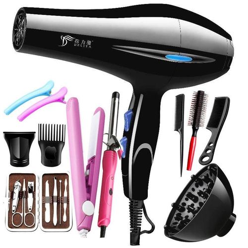 12 Pieces Set Blowdryer Hair Dryer With Aceessories.