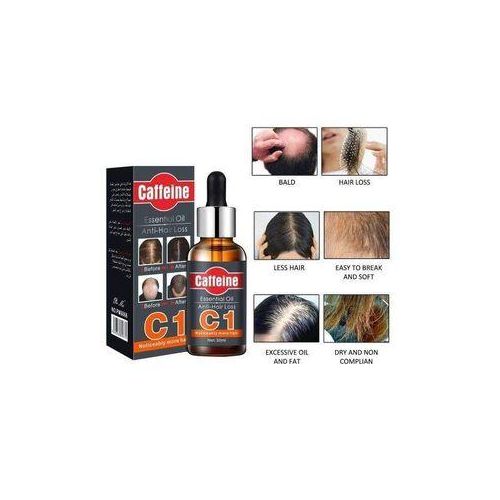 Caffeine Natural Hair Restoration Serum, Scalp Oil- Growth Essential Oil