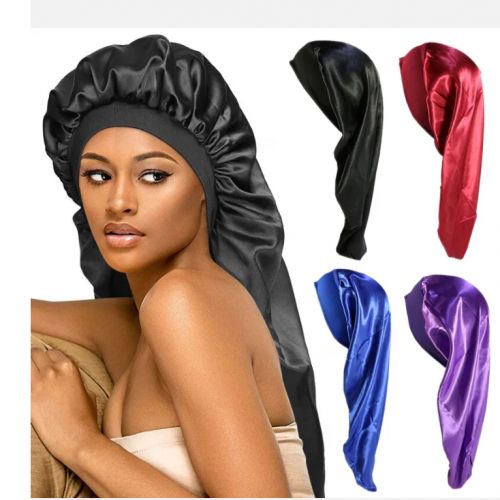Long Hair Satin Bonnet/Dreadlock Hair Care Cap