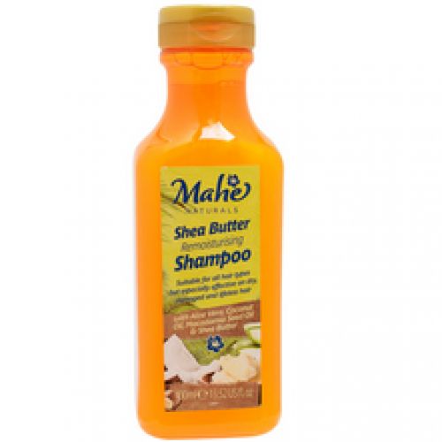 MAHE Naturals Shea Butter Remoisturising Shampoo.