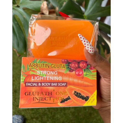 Arbutin Gluta Strong Whitening Soap – Glutathione Injection Inspired – Deep Brightening & Spot Removal – 150g