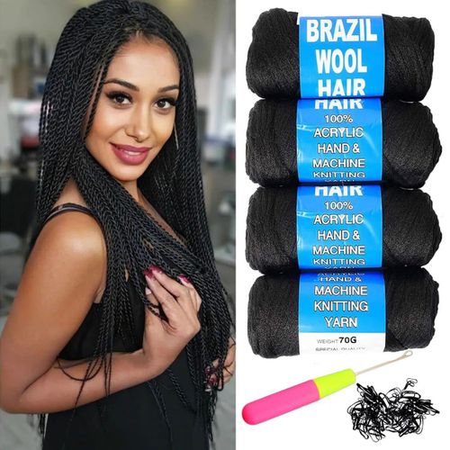 Brazilian Hair 4 Pc Brazillian Wool