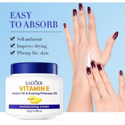 SADOER Vitamin E Added VE And Evening Primrose Oil Moisturizing Cream