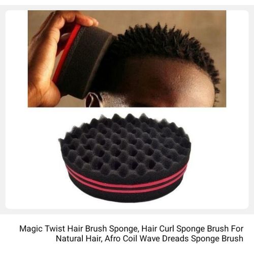 Hair Care Twist Sponge Brush Two Sides Dread Dreading Wave Twisting Foam Afro Barber Curl Sponge