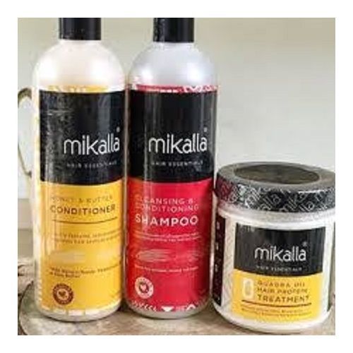Mikalla Shampoo+ Conditioner+ Quadra Oil Protein Treatment