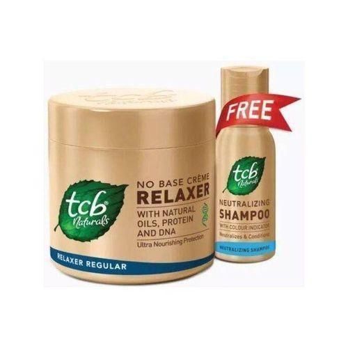 TCB Naturals No Base Cream Relaxer plus free Neutralizing Shampoo