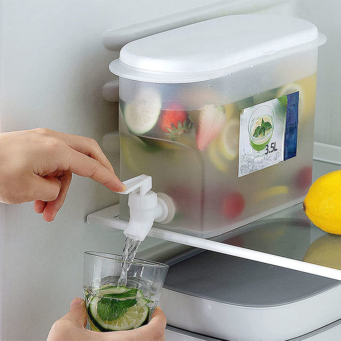 3.5L table top or fridge juice container with dispenser tap