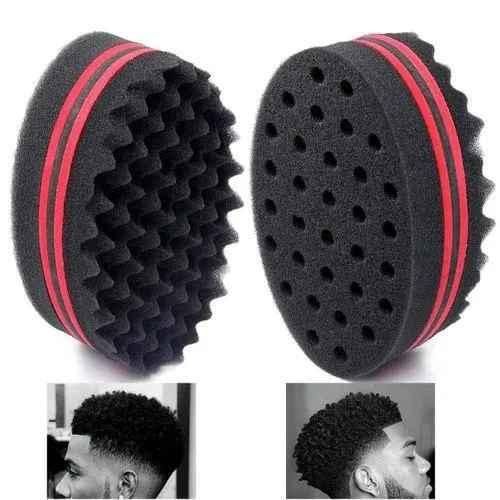 Magic Barber Sponge Brush Twist Hair For Wave, Dreadlock, Coils, Afro Curl As Hair Care Tool, Suitable For Curly Hair
