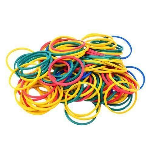100 Pcs Multi Color Stretchable Elastic Rubber Bands