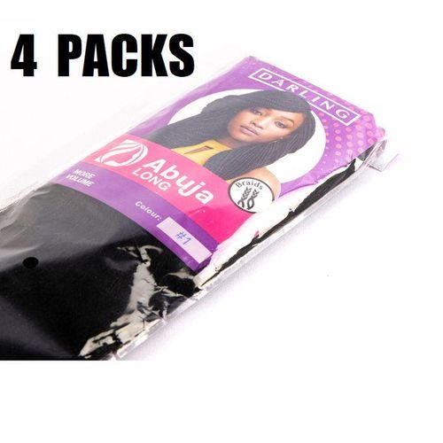 Darling Abuja Long Braid 4 Packs Colour No. 1