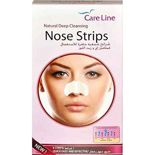 Careline Natural Deep Cleansing NOSE 6 STRIPS VITAMIN E AND Almond