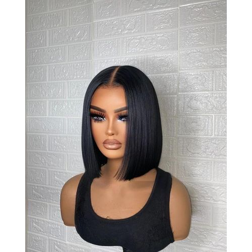 12inch semi human hair bob