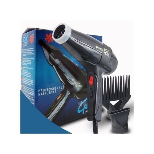 Gek Super 3000 Blow Dry Hair Dryer - Black