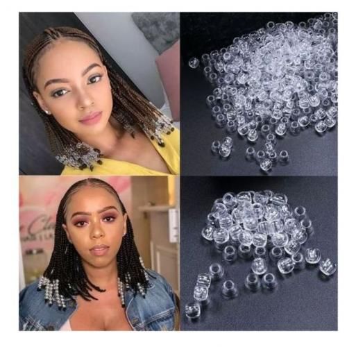 Transparent Hair Beads-