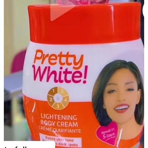 Pretty White Skin Lightening & Brightening Face & Body Cream For Even Tone-300ML