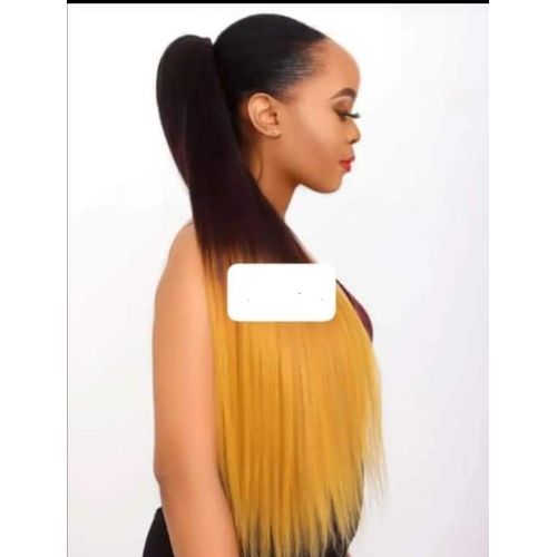 Fashion And Style Straight Semi Human Hair Extension