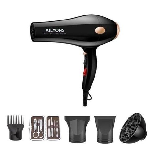 AILYONS P2 Professional,Commercial And Personal Use Hair BlowDry Hair Dryer With Hair And Nail Tools - 2200W