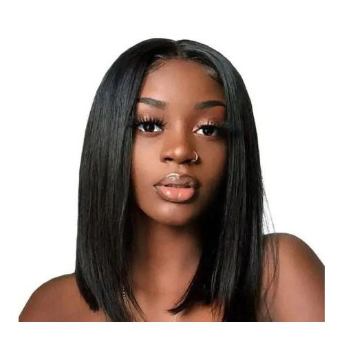 New Short Hair women Wigs Black Beauty Hair Straight hair net