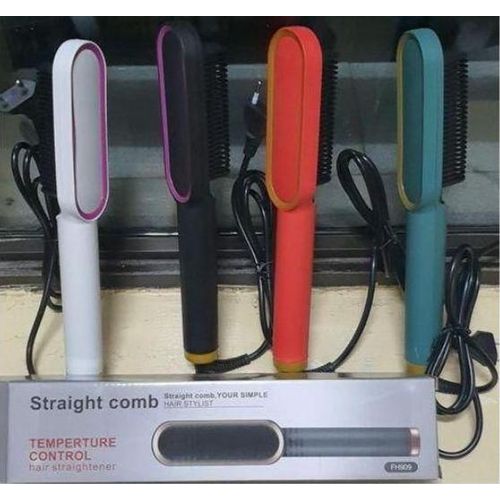 Straight Hot Comb Blow Dry Hair Straightener Brush Electric Hand Hair Blow Dryer
