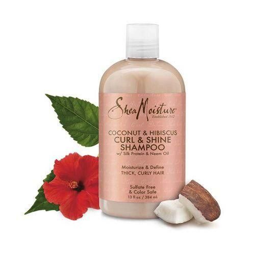Shea Moisture Coconut & Hibiscus Curl & Shine Shampoo - 13oz.