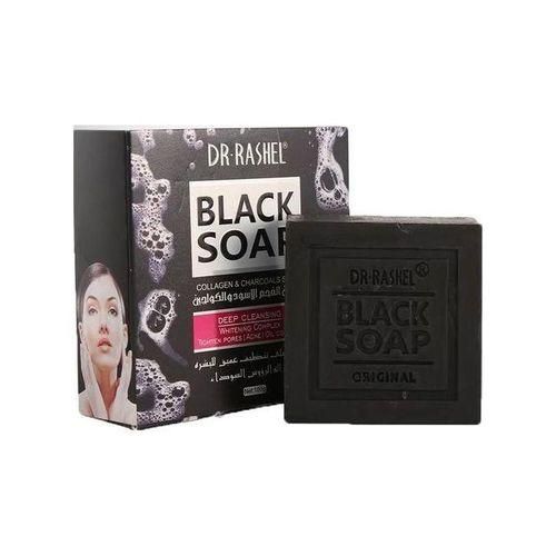 DR RASHEL Dr. Rashel Black Soap Collagen & Charcoal 100g