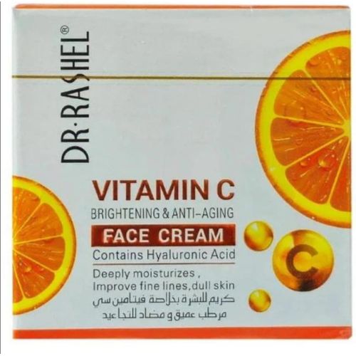 Dr. Rashel Vitamin C Face Cream - Hyaluronic Acid , Anti Aging And Collagen Moisturizer