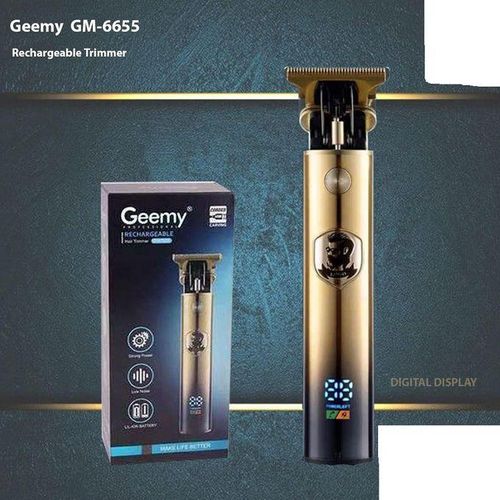 Geemy Hot Sale Electric Hair Clippers Rechargeable Professional Cordless Adjustable Trimmer Portable Shaving Machine Home Shaver, MULTICOLOR