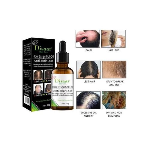 Disaar Hair Essential Oil, Growth Essence Anti-Hair Loss OiL-30g