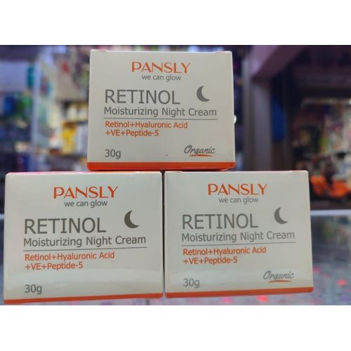 Pansly Anti-aging Anti-wrinkles Moisturizing Night Face Cream-30g +FREE EYE LINER