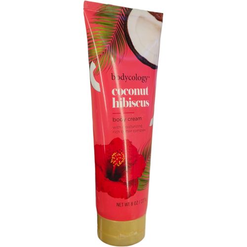 Bodycology Coconut Hibiscus Body Cream With Moisturizing Rich Butter Complex
